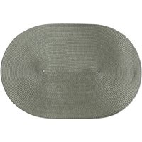 Continenta Tischset geflochten, ovale Form, Platzset, Platzmatte, Tischmatte in Gastro Qualität, 45 x 31 cm, schilfgrün von Continenta