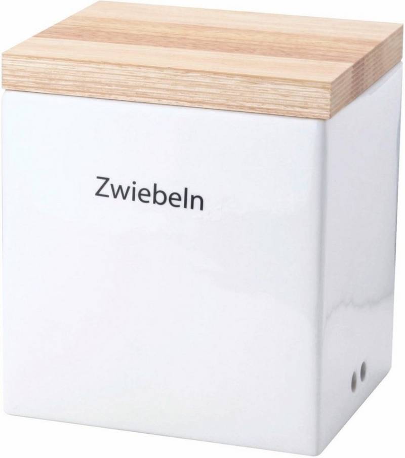 Continenta Vorratsdose, Holz, Keramik, (1-tlg), Handarbeit von Continenta