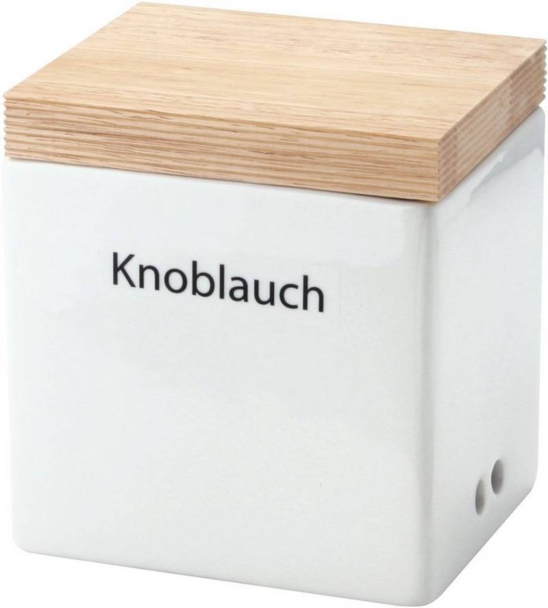 Continenta Vorratsdose, Holz, Keramik, (1-tlg), Handarbeit von Continenta