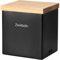 Continenta Vorratsdose schwarz, Keramik von Continenta