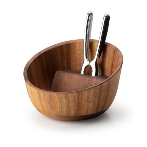 Continenta runde Nussschale mit Nussknacker, Akazie Continenta runde Nussschale mit Nussknacker, Akazie von Continenta