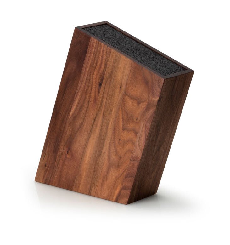 Messerblock m. flex. Einsatz Walnuss 28,5x8x19cm Messerblock m. flex. Einsatz Walnuss 28,5x8x19cm von Continenta
