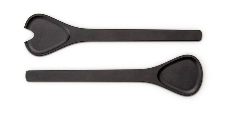 Salatbesteck 31,5 cm Duracore schwarz von Continenta