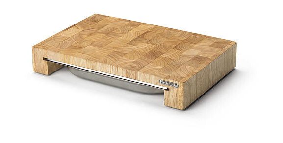Schneidebrett mit Schublade 39x27x6 cm Stirnholz von Continenta