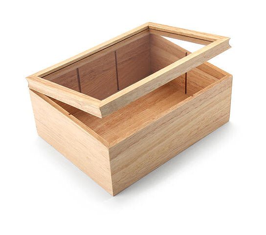 Teebeutelbox Holz 23 x 17,5 x 10 cm von Continenta