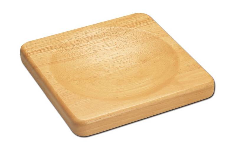 Wiegemesserbrett Holz mit Messer 22,5x22,5 cm von Continenta