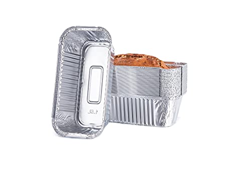 Contital R16L Aluminiumschalen 3 Portionen mit passendem Deckel | Einwegbehälter für Lebensmittel - Professionelle Linie 100 Stück von Contital