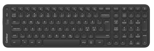 Contour Balance Keyboard | Compact Wired Keyboard with USB Receiver | FR Layout | Numeric Keypad | Home and Office | for Windows and Mac von Contour