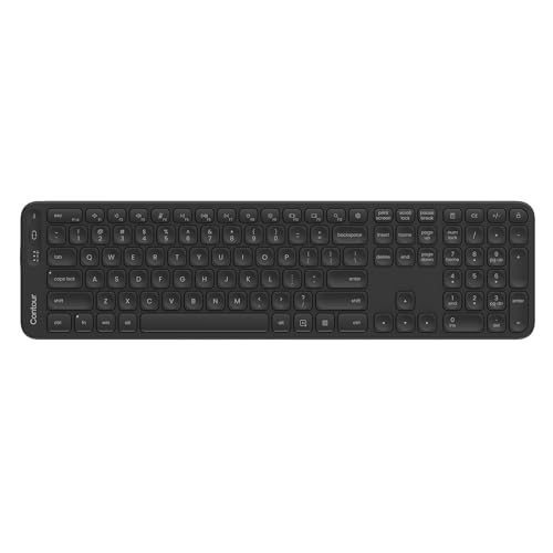 Contour Balance Keyboard | Full-Size Wireless Keyboard with USB Receiver | US Layout | Numeric Keypad | Home and Office | Windows Layout Contour Balance Keyboard | Full-Size Wireless Keyboard with USB Receiver | US Layout | Numeric Keypad | Home and Office | Windows Layout von Contour