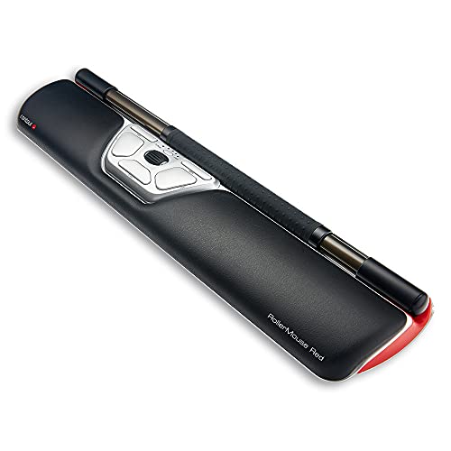 Contour RollerMouse Red Wireless | Preisgekrönte, ergonomische Maus | Kabellose Computermaus mit Handauflage | Für Rechts- & Linkshänder | 7 Tasten | 2400 DPI | Für Windows & Mac von Contour