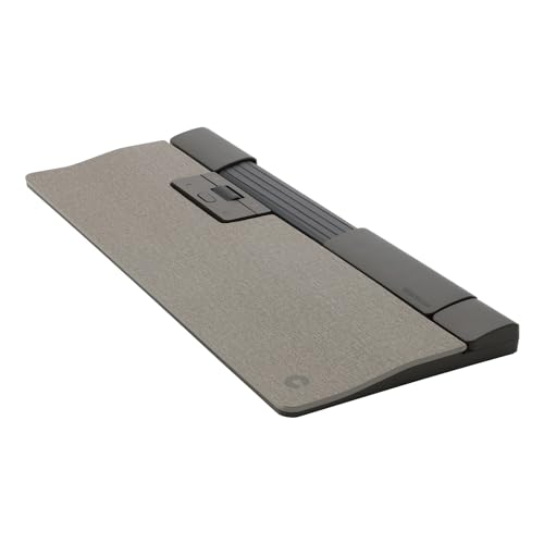 Contour SliderMouse Pro | Kabelmaus | Große Handballenauflage | Ergonomische PC Maus | Kabelgebundene Maus | Schmerzlinderung | 6 programmierbare Tasten | 2800 DPI | Für Windows & macOS | Hellgrau von Contour