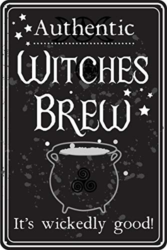 Authentic Witches Brew Blechschild, 30,5 x 20,3 cm von Contrence
