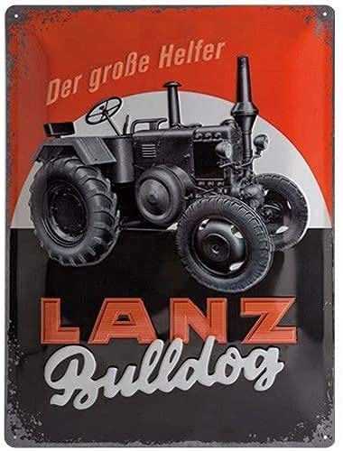 Blechschild Nostalgische Kunst Lanz Bulldogge 20,3 x 30,5 cm Metall-Blechschild Dekoration Eisenmalerei Metall dekorative Wandkunst Blechschild Nostalgische Kunst Lanz Bulldogge 20,3 x 30,5 cm Metall-Blechschild Dekoration Eisenmalerei Metall dekorative Wandkunst von Contrence