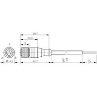 Contrinex 623 000 937 Anschlusskabel S13-3FUG-020 1St. von Contrinex