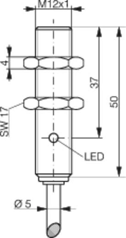Contrinex DW-AD-523-M12 Induktiver Näherungsschalter -Sensor M12 bündig PNP von Contrinex