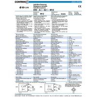 Contrinex Induktiver Sensor M12 bündig PNP DW-AD-623-M12-295 von Contrinex