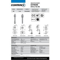 Contrinex Induktiver Sensor M8 bündig PNP DW-AD-703-M8-295 von Contrinex