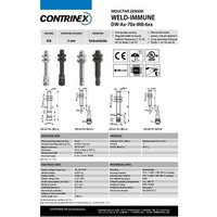 Contrinex Induktiver Sensor M8 bündig PNP DW-AV-703-M8-696 von Contrinex