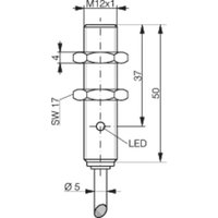 [GEBRAUCHT] B-Ware Contrinex Dw Ad 523 M12 Induktiver Näherungsschalter Sensor M12 Bündig Pnp von Contrinex