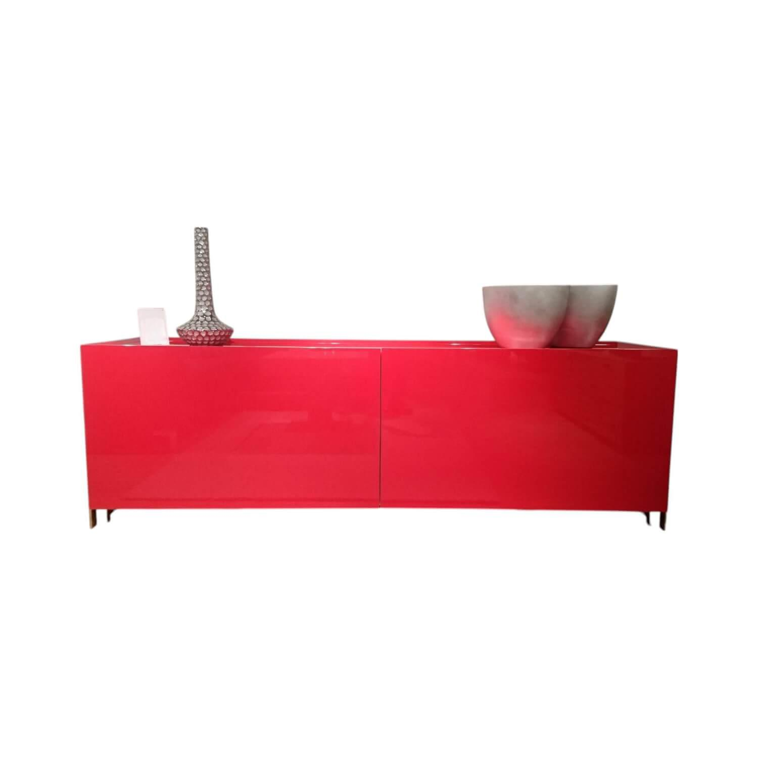 Anrichte Raumteiler 5800 Hochglanzlack Scarlatto Rot Inklusive Glasfachböden Anrichte Raumteiler 5800 Hochglanzlack Scarlatto Rot Inklusive Glasfachböden von Contur