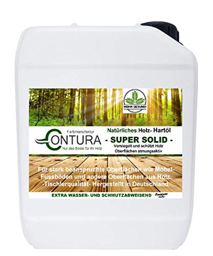 2,5 Liter Holzschutz Holzöl NATUR HARTÖL Möbelöl Pflegeöl Holz- Möbel- Öl Arbeitsplattenöl von Contura