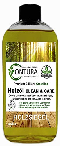 250ml Contura Clean & Care Pflegeöl Regenerator Fussbodenöl Holzöl Parkettöl Holzschutz nachölen auffrischen pflegen Holzpflegeset Pflegeset Pflegemittel Fussbodenpflege von Contura