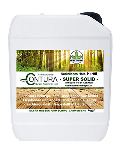 5 Liter Holzschutz Holzöl NATUR HARTÖL Möbelöl Pflegeöl Holz- Möbel- Öl Arbeitsplattenöl von Contura