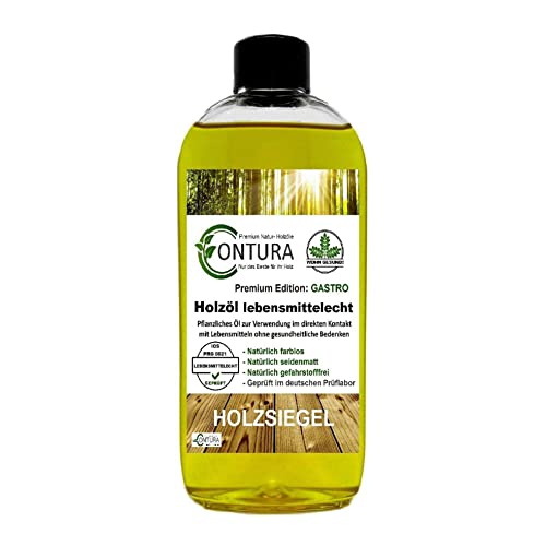 Arbeitsplattenöl Holzöl Lebensmittelecht Öl Naturöl Pflegeöl Holzschutz (250ml) von Contura