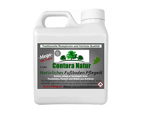 Contura Premium 1 Liter Holzöl Fußboden- Parkett- Pflegeöl zum nachölen Holz von Contura