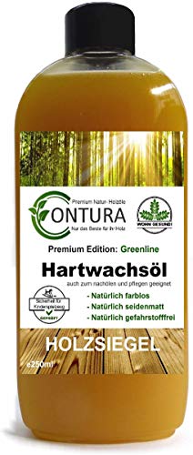 Contura Premium Hartwachsöl Greenline Holzpflegeöl Hartwachs Holzpflege Holzöl Tisch Arbeitsplatten Möbelöl Holzschutz nachölen auffrischen pflegen Pflegemittel von Contura