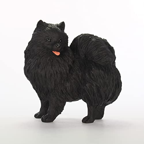 Conversation Concepts Zwergspitz-Hundefigur, Schwarz von Conversation Concepts