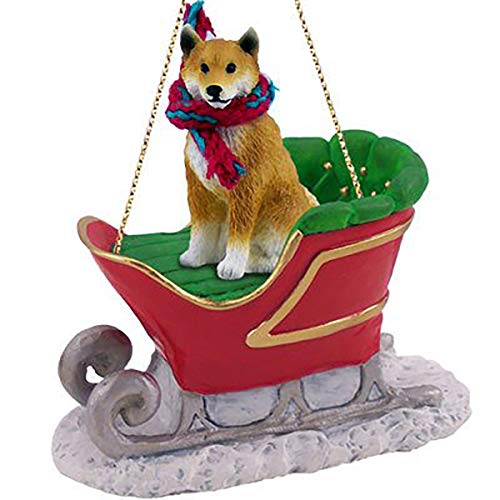 Conversation Concepts Shiba Inu Schlitten Hund Weihnachten Ornament von Conversation Concepts
