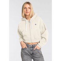 Converse Sweatjacke "WOMENS CONVERSE RETRO FULL-ZIP HOODIE", cropped von Converse