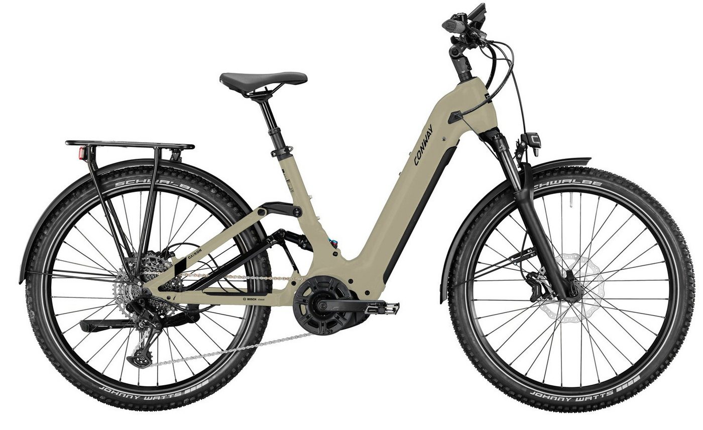 Conway E-Bike Touren Bike Cairon SUV FS 4.0 desert matt 27,5" 625 Wh Wave, 12 Gang Shimano SHIMANO "Deore RD-M6100, 12speed Schaltwerk Conway E-Bike Touren Bike Cairon SUV FS 4.0 desert matt 27,5" 625 Wh Wave, 12 Gang Shimano SHIMANO "Deore RD-M6100, 12speed Schaltwerk von Conway