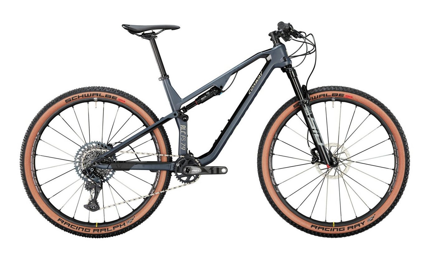 Conway Mountainbike MTB Fully RLC FS 7.9 anthracite matt / black metallic 29" Diamant, 12 Gang SRAM SRAM "XX1 Eagle" Schaltwerk Conway Mountainbike MTB Fully RLC FS 7.9 anthracite matt / black metallic 29" Diamant, 12 Gang SRAM SRAM "XX1 Eagle" Schaltwerk von Conway