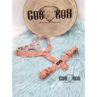 Softshell-Hundegeschirr/Y-Geschirr/Führgeschirr/Gepolstert/Roségold/Individuell Zusammenstellbar/Soft/Auch Als Set Mit Leine U.o. Halsband von CooRox