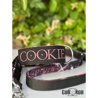 Tactial Hundehalsband Personalisierbar Mit Name Galaxy Cobra-Schnalle Von Austrialpin 5cm Breite Softshell Gepolstert von CooRox