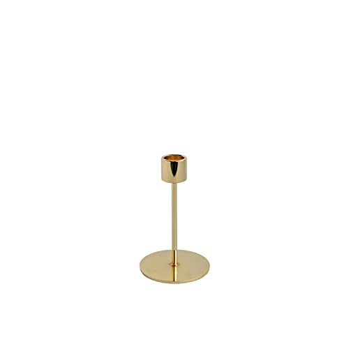 Candlestick 13cm Brass von Cooee Design