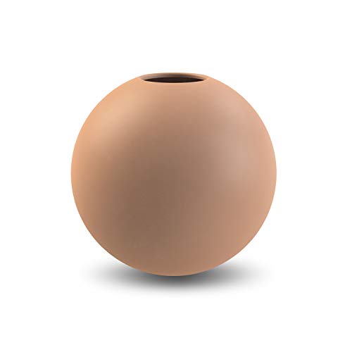 Cooee Design Ball Vase, Keramik, Cafe Au Lait, 10 cm von Cooee Design