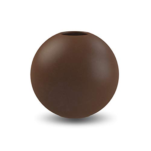 Cooee Design Ball Vase, Keramik, Coffee, 10 cm von Cooee Design