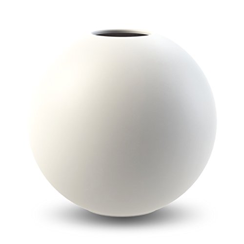 Cooee Design Ball Vase 20cm White von Cooee Design