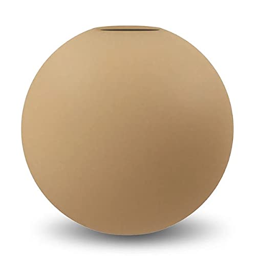 Cooee Design - Ball vase - Colour: Peanut beige - Porcelain - Diameter: 20 cm von Cooee Design