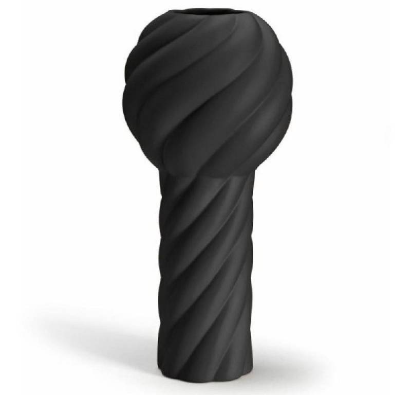 Cooee Design Dekovase Cooee Design Vase Twist Pillar Vase Schwarz (34cm) von Cooee Design