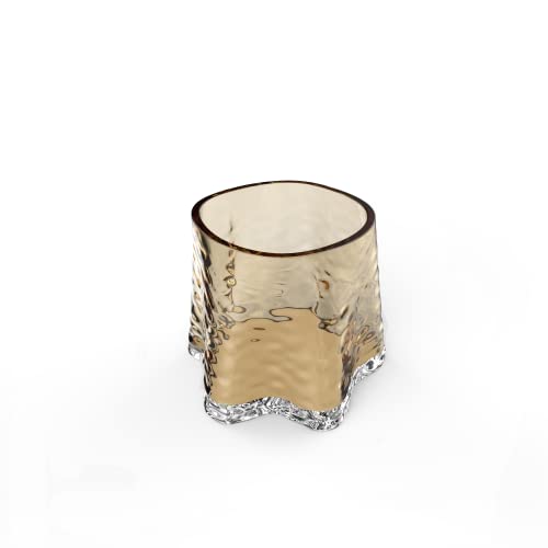 Cooee Design Gry Tealight Cognac,Teelicht aus Glas, Cognac-Farbe von Cooee Design