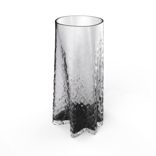 Cooee Design Gry Vase 30cm Smoke, Glasvase, Tulpenvase, Aschefarbe von Cooee Design