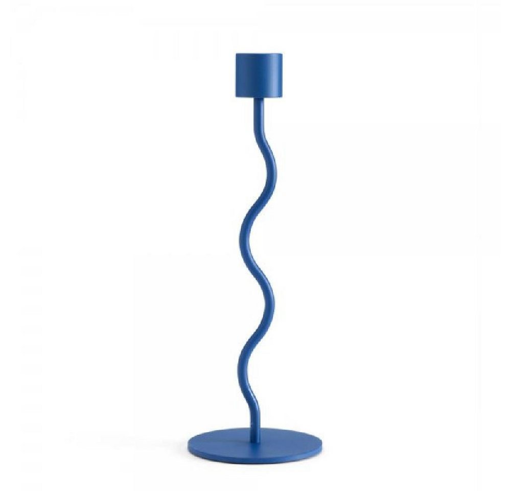 Cooee Design Kerzenhalter Cooee Design Kerzenhalter Curved Cobalt Blue (23,5 cm) von Cooee Design