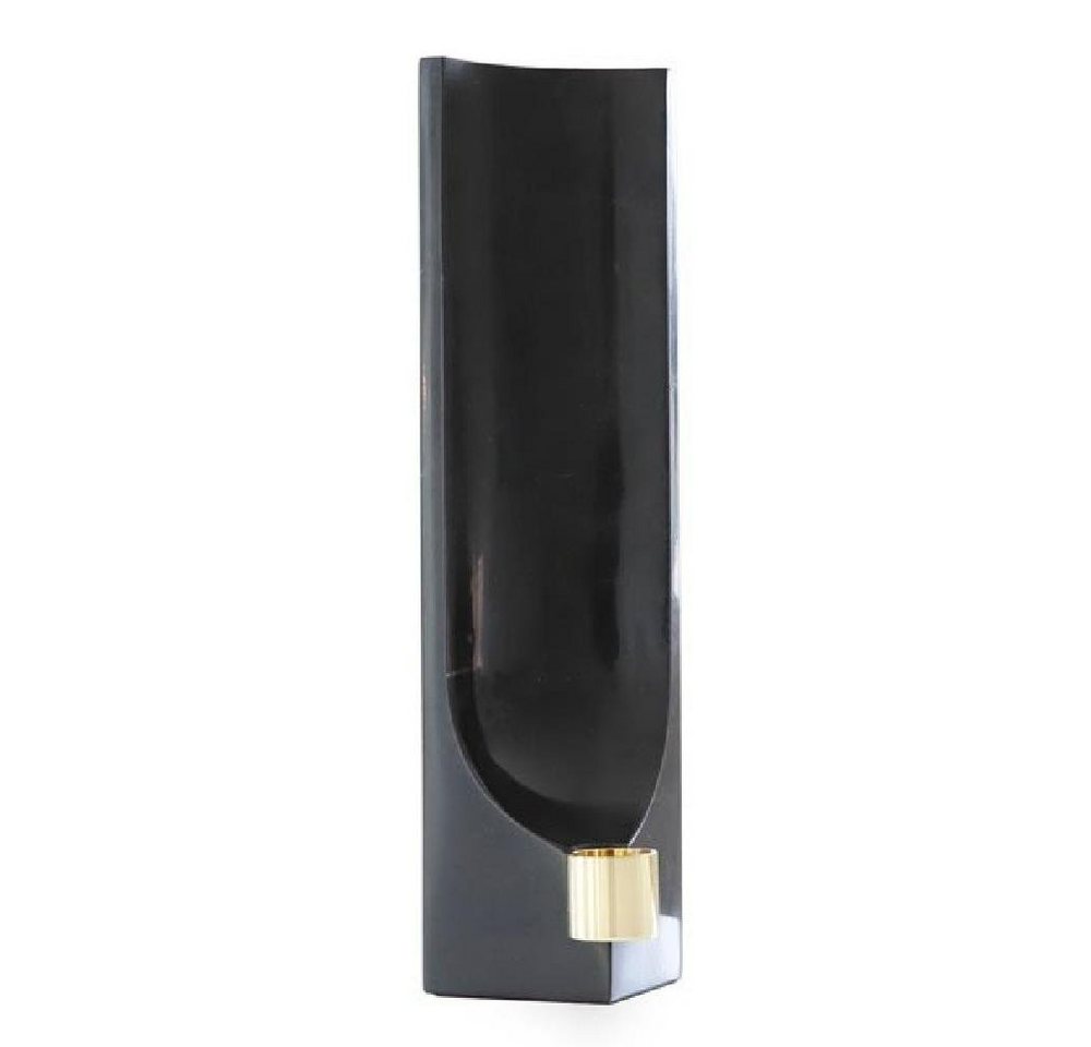 Cooee Design Kerzenhalter Kerzenleuchter Quarter Candle Black Nero Marquina Marmor von Cooee Design