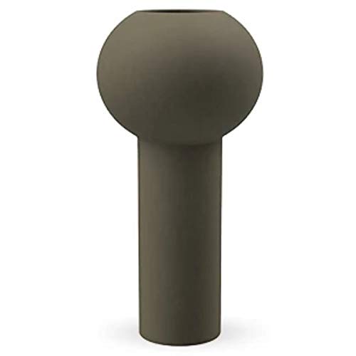 Cooee Design - Pillar - Vase - Colour: Olive Green - 32 cm von Cooee Design