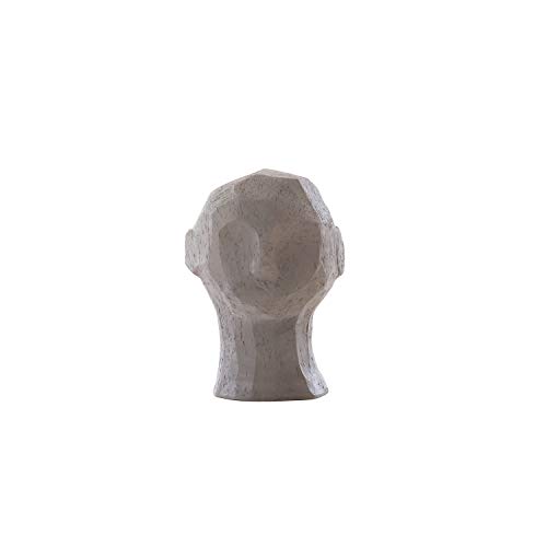 Cooee Design Skulptur, Beton, Graphite, L, B: 11,5, H: 16 cm von Cooee Design