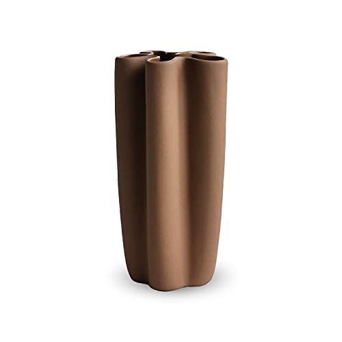Cooee Design Tulipa Vase 30cm Hazelnut, Keramik, Tulpenvase, Haselnussfarbe von Cooee Design